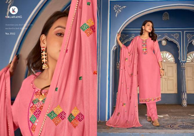 Kalarang Nagma New Designer Fancy Wear Latest Dress Material Collection
